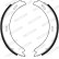 Brake Shoe Set, parking brake PREMIER FSB196 Ferodo, Thumbnail 3