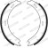 Brake Shoe Set, parking brake PREMIER FSB196 Ferodo, Thumbnail 3