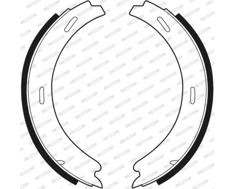 Brake Shoe Set, parking brake PREMIER FSB196 Ferodo, Image 3