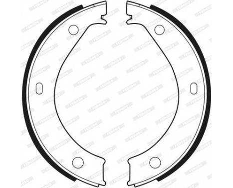 Brake Shoe Set, parking brake PREMIER FSB272 Ferodo, Image 3