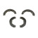 Brake Shoe Set, parking brake PREMIER FSB4001 Ferodo