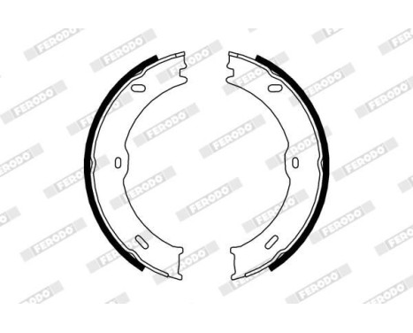 Brake Shoe Set, parking brake PREMIER FSB4001 Ferodo, Image 2