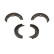 Brake Shoe Set, parking brake PREMIER FSB4003 Ferodo