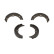 Brake Shoe Set, parking brake PREMIER FSB4003 Ferodo