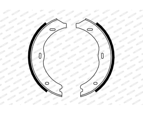 Brake Shoe Set, parking brake PREMIER FSB4003 Ferodo, Image 2