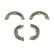 Brake Shoe Set, parking brake PREMIER FSB4004 Ferodo