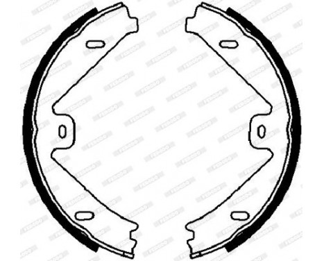 Brake Shoe Set, parking brake PREMIER FSB4026 Ferodo