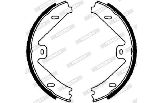 Brake Shoe Set, parking brake PREMIER FSB4026 Ferodo, Image 2