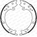 Brake Shoe Set, parking brake PREMIER FSB4043 Ferodo, Thumbnail 2