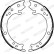 Brake Shoe Set, parking brake PREMIER FSB4043 Ferodo, Thumbnail 2