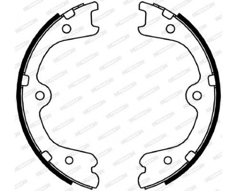 Brake Shoe Set, parking brake PREMIER FSB4054 Ferodo, Image 2