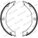 Brake Shoe Set, parking brake PREMIER FSB4057 Ferodo, Thumbnail 2