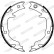 Brake Shoe Set, parking brake PREMIER FSB4059 Ferodo