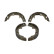 Brake Shoe Set, parking brake PREMIER FSB4059 Ferodo, Thumbnail 2