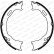 Brake Shoe Set, parking brake PREMIER FSB4061 Ferodo, Thumbnail 2