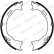 Brake Shoe Set, parking brake PREMIER FSB4061 Ferodo, Thumbnail 2