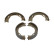 Brake Shoe Set, parking brake PREMIER FSB4061 Ferodo
