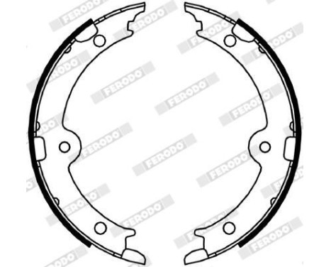 Brake Shoe Set, parking brake PREMIER FSB4066 Ferodo, Image 2