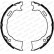 Brake Shoe Set, parking brake PREMIER FSB4070 Ferodo, Thumbnail 3