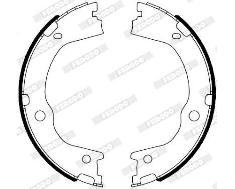 Brake Shoe Set, parking brake PREMIER FSB4089 Ferodo, Image 2
