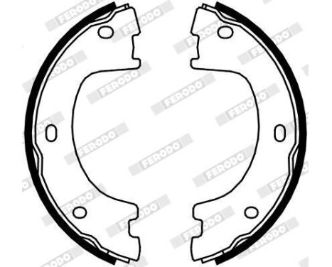 Brake Shoe Set, parking brake PREMIER FSB4103 Ferodo, Image 2