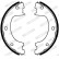 Brake Shoe Set, parking brake PREMIER FSB4103 Ferodo, Thumbnail 2