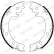 Brake Shoe Set, parking brake PREMIER FSB4116 Ferodo, Thumbnail 2