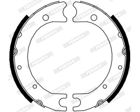 Brake Shoe Set, parking brake PREMIER FSB4119 Ferodo, Image 2
