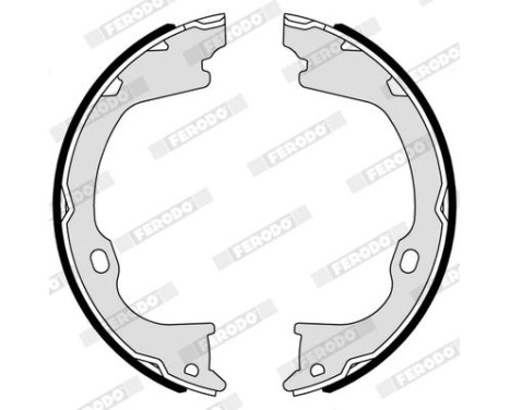 Brake Shoe Set, parking brake PREMIER FSB4169 Ferodo, Image 2