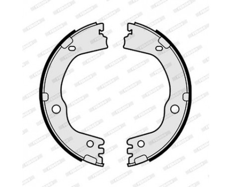 Brake Shoe Set, parking brake PREMIER FSB4198 Ferodo, Image 2