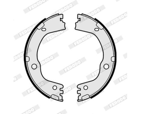 Brake Shoe Set, parking brake PREMIER FSB4198 Ferodo, Image 2