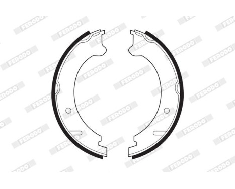 Brake Shoe Set, parking brake PREMIER FSB522 Ferodo, Image 2