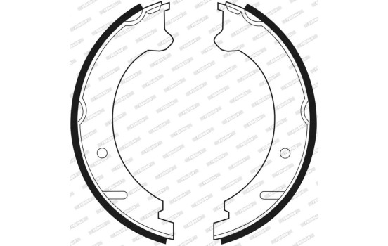 Brake Shoe Set, parking brake PREMIER FSB522 Ferodo, Image 3