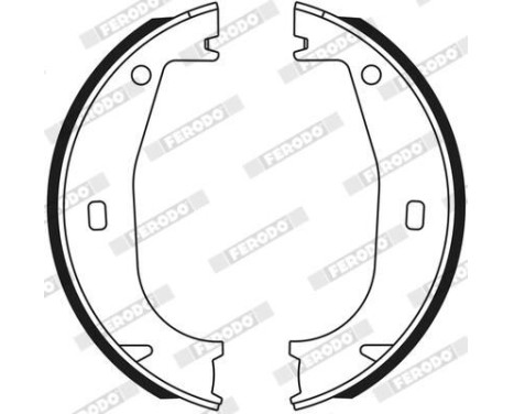 Brake Shoe Set, parking brake PREMIER FSB546 Ferodo, Image 3