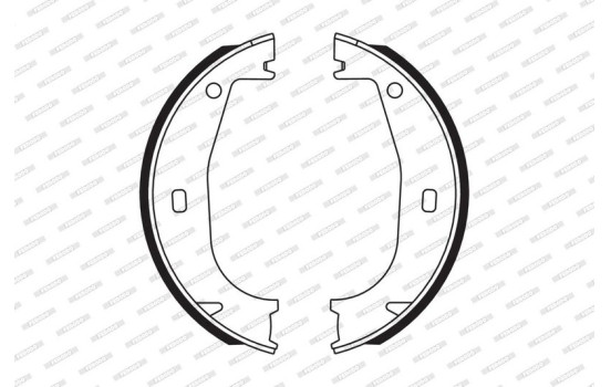 Brake Shoe Set, parking brake PREMIER FSB546 Ferodo, Image 2