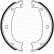 Brake Shoe Set, parking brake PREMIER FSB546 Ferodo, Thumbnail 3