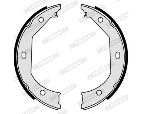 Brake Shoe Set, parking brake PREMIER FSB585 Ferodo, Image 2