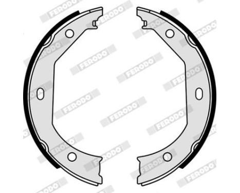 Brake Shoe Set, parking brake PREMIER FSB585 Ferodo, Image 2