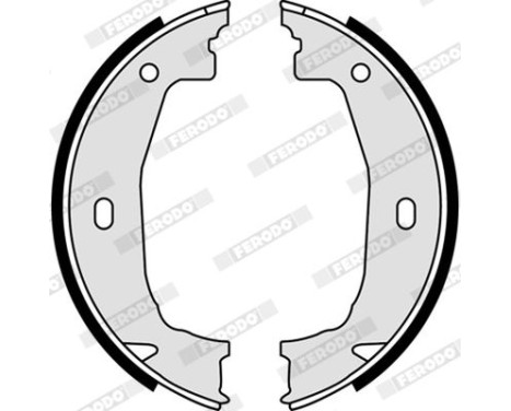 Brake Shoe Set, parking brake PREMIER FSB592 Ferodo, Image 2