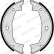Brake Shoe Set, parking brake PREMIER FSB592 Ferodo, Thumbnail 2