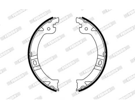 Brake Shoe Set, parking brake PREMIER FSB597 Ferodo, Image 2