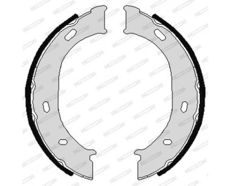 Brake Shoe Set, parking brake PREMIER FSB624 Ferodo, Image 3