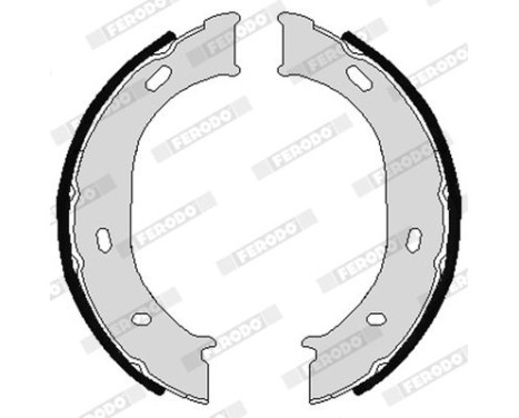 Brake Shoe Set, parking brake PREMIER FSB624 Ferodo, Image 3