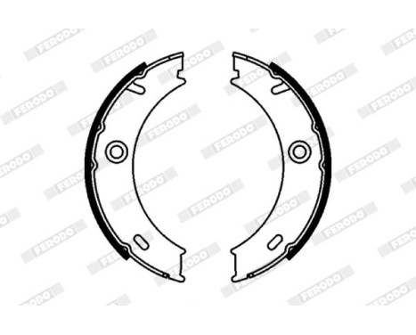 Brake Shoe Set, parking brake PREMIER FSB625 Ferodo, Image 2