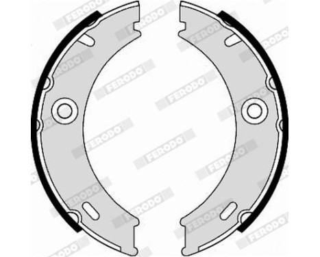 Brake Shoe Set, parking brake PREMIER FSB625 Ferodo, Image 3