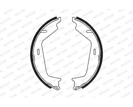 Brake Shoe Set, parking brake PREMIER FSB645 Ferodo, Image 2