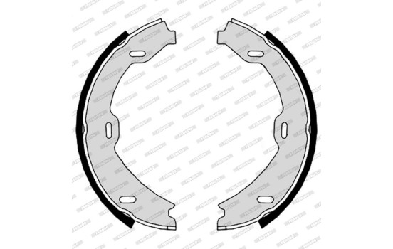 Brake Shoe Set, parking brake PREMIER FSB647 Ferodo, Image 2
