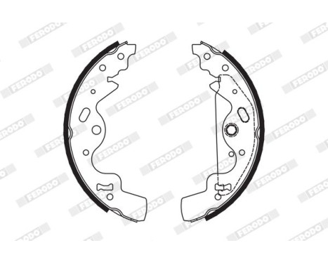 Brake Shoe Set, parking brake PREMIER FSB651 Ferodo, Image 2