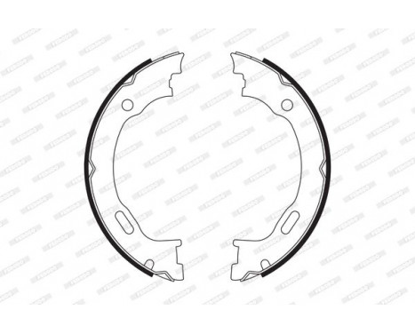 Brake Shoe Set, parking brake PREMIER FSB662 Ferodo, Image 2