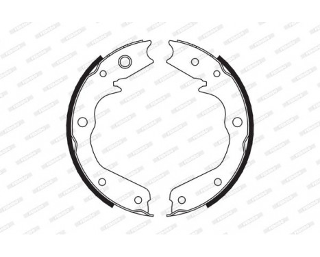 Brake Shoe Set, parking brake PREMIER FSB665 Ferodo, Image 2